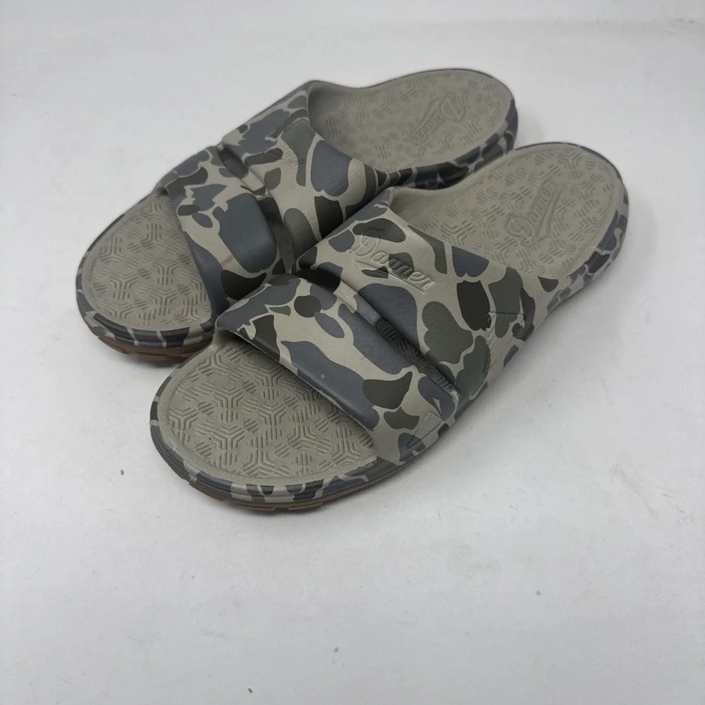 Danner Shelter Cove Huckberry Duck Camo Slide Sandals Rubber Sole Men's 9